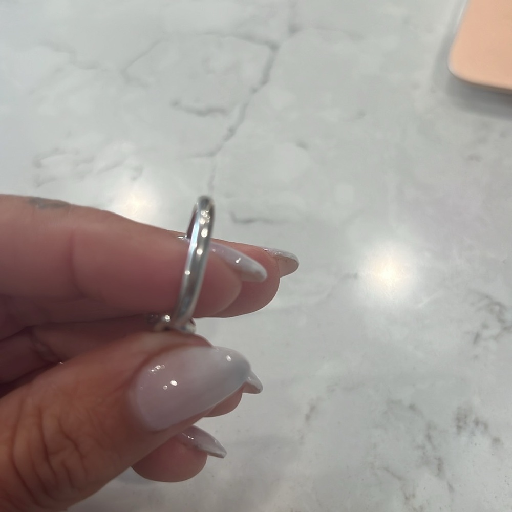 H Silver Toggle Ring - image 4